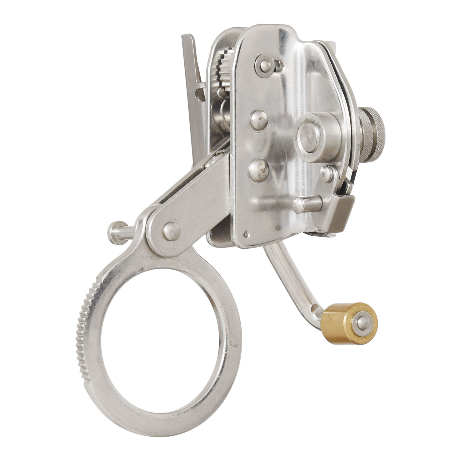 KStrong 5/8” Stainless Steel Self- Tracking Rope Grab with Roller Guide