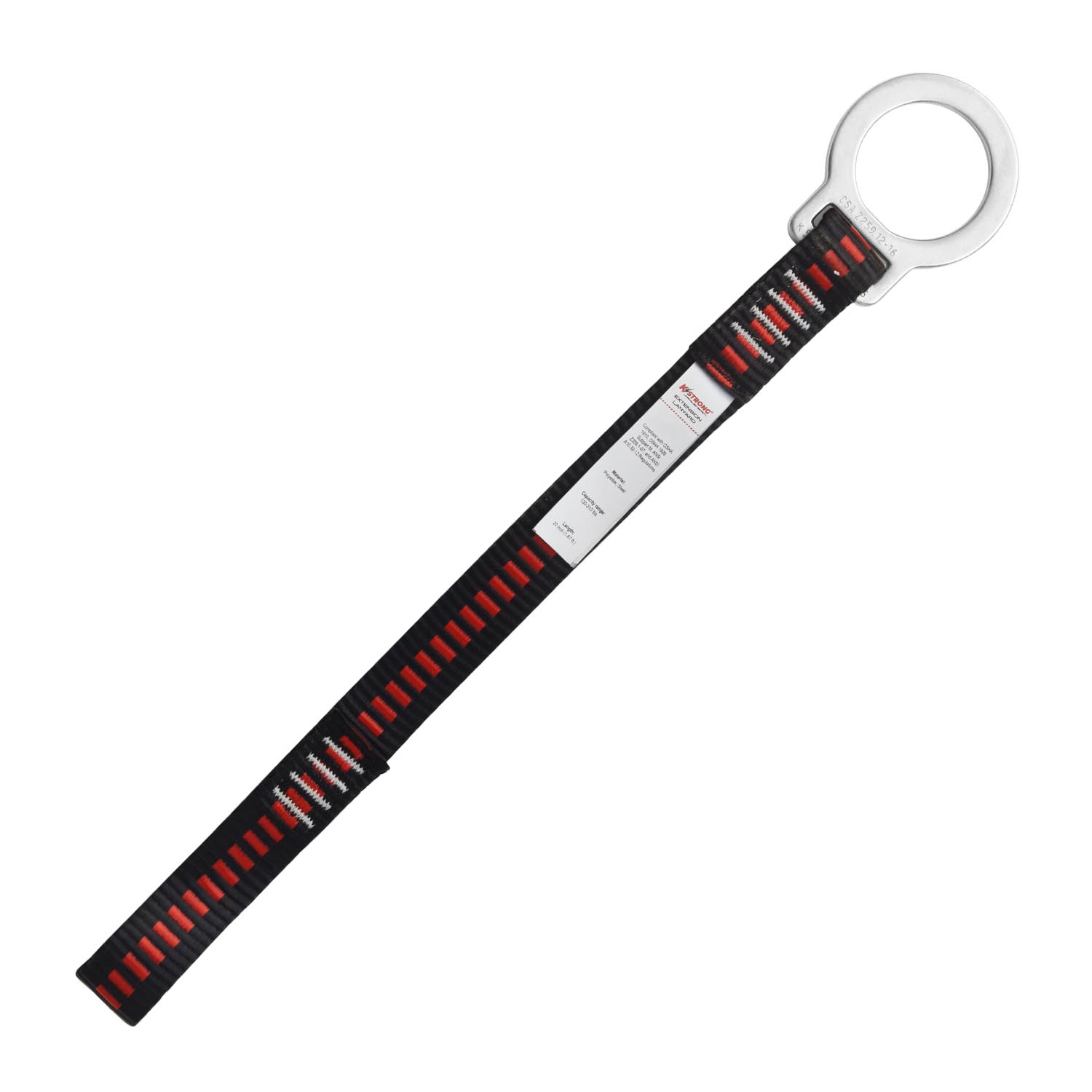 KStrong 20” D-ring Extender, Loop and D-ring