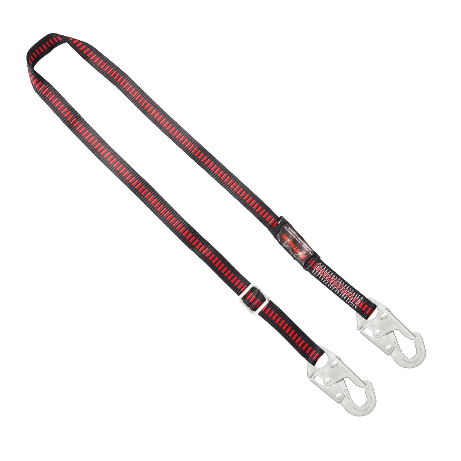 KStrong 4.5 – 6 ft. Adjustable Work Positioning Lanyard with snap hooks