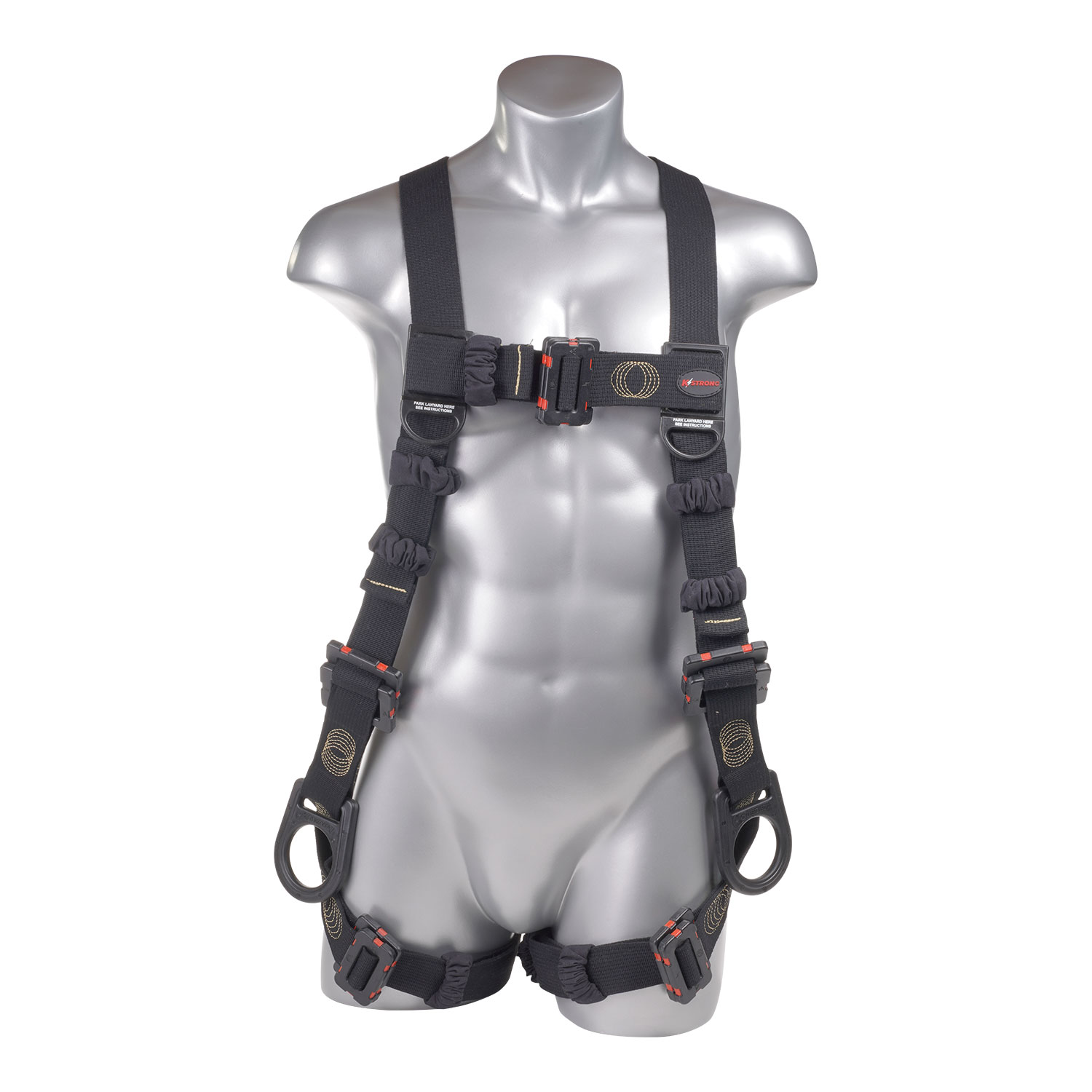 KStrong Kapture Element Arc Flash Rated 5-Point Full Body Harness, 3 D-rings, Mating Buckle Legs and Chest